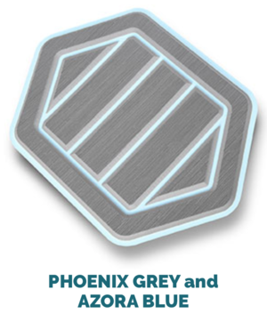 phoenix grey and azora blue